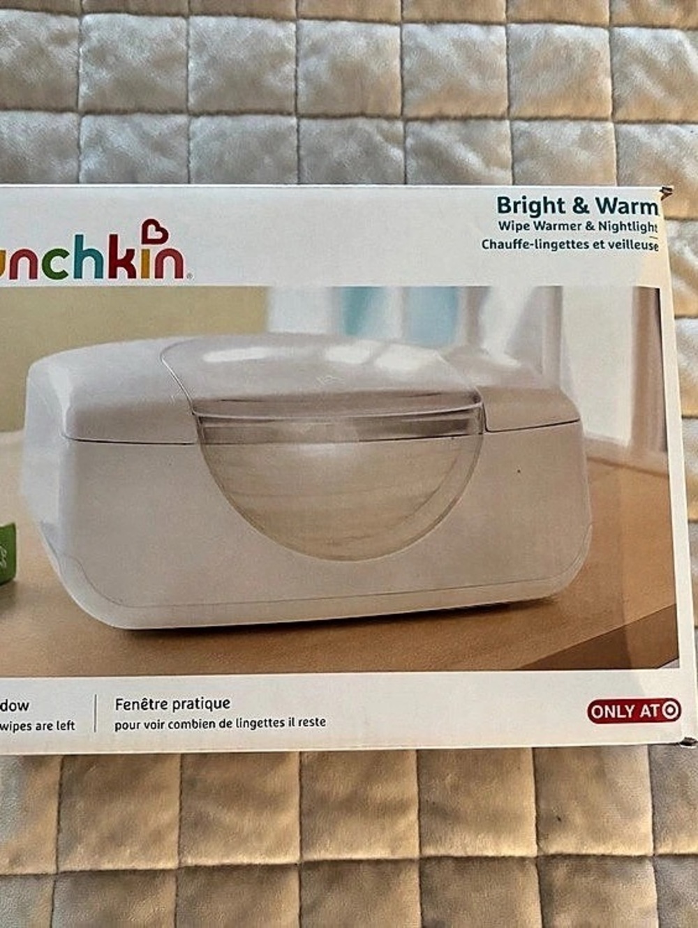 Munchkin Bright & Warm Wipe Warmer & Nightlight Wipe Warmer & Nightlight White